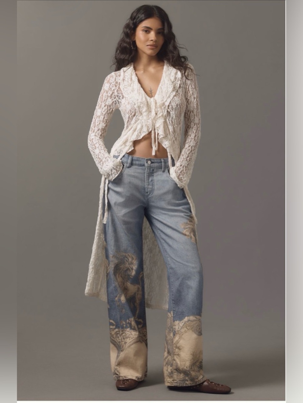 Anthropologie Pilcro Low-Rise Wide-Leg Jeans - Picture 2 of 12